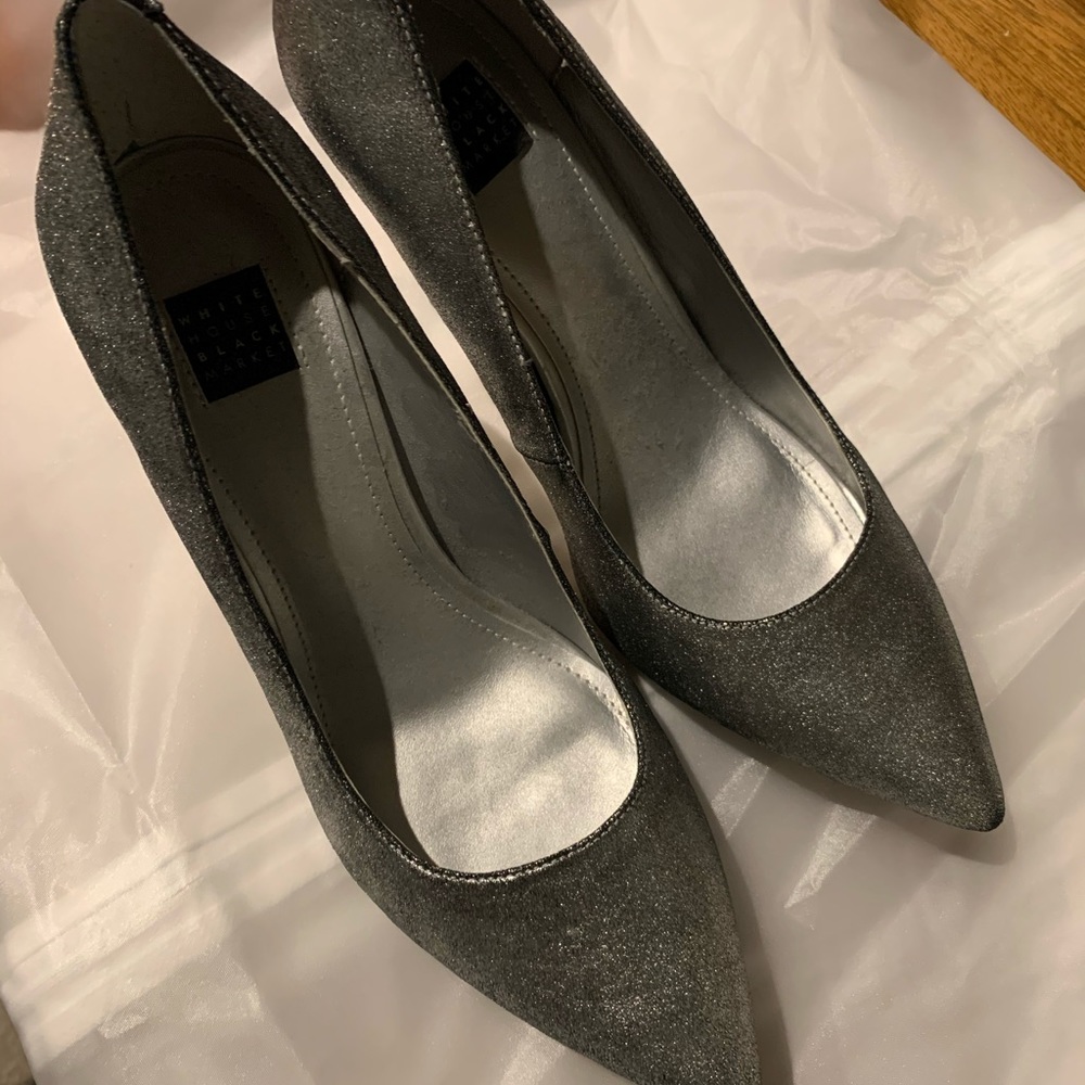Whbm Point Shoes - Matte Sparkle Size 8 - image 8